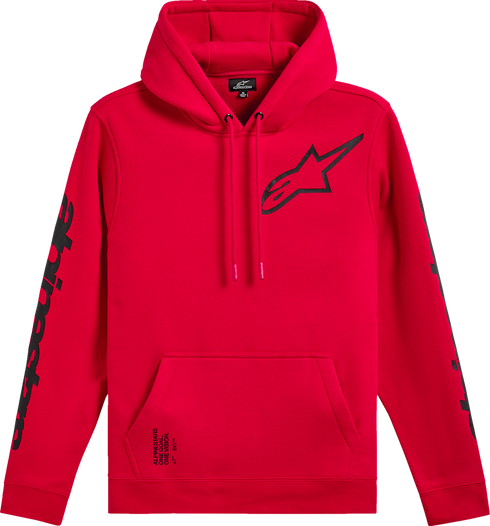 ALPINESTARS ALPINESTARS Triple Pullover Hoodie - Red - 2XL 1235-51405-30-2X - 3050-7212