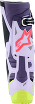 ALPINESTARS Tech 10 Supervented Boots - Purple/Fluorescent Yellow/Diva Pink - US 11 / EU 45.5 2010520-3150-11