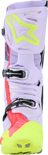 ALPINESTARS Tech 10 Supervented Boots - Purple/Fluorescent Yellow/Diva Pink - US 11 / EU 45.5 2010520-3150-11