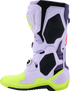 ALPINESTARS Tech 10 Supervented Boots - Purple/Fluorescent Yellow/Diva Pink - US 13 / EU 48 2010520-3150-13