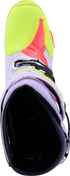 ALPINESTARS Tech 10 Supervented Boots - Purple/Fluorescent Yellow/Diva Pink - US 13 / EU 48 2010520-3150-13