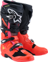 ALPINESTARS Tech 7 Boots - Black/Fluorescent Red/Fluorescent Pink - US 9 / EU 43 2012025-1576-9