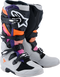 ALPINESTARS Tech 7 Boots - Black/Light Gray/Fluorescent Orange/Magenta - US 11 / EU 45.5 2012025-1594-11