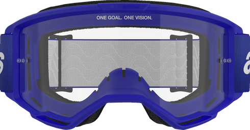 ALPINESTARS GOGGLES Vision 3 Goggle - Wordmark - Blue - Clear Lens 5103325-7189