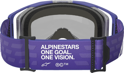 ALPINESTARS GOGGLES Vision 8 Goggle - Corp - Purple - Blue Mirror Lens 5101625-3116