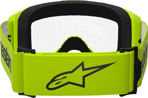 ALPINESTARS GOGGLES Vision 3 Goggle - Wordmark - Yellow - Clear Lens 5103325-5038