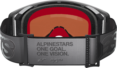 ALPINESTARS GOGGLES Supertech Vision Goggle - Vista - Black - Gold Mirror Lens 5100226-1581