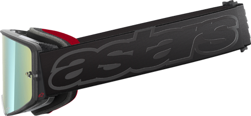 ALPINESTARS GOGGLES Supertech Vision Goggle - Vista - Black - Gold Mirror Lens 5100226-1581