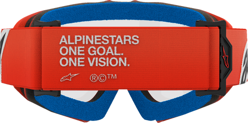ALPINESTARS GOGGLES Youth Vision Goggle - Corp - Orange - Clear Lens 5140125-430