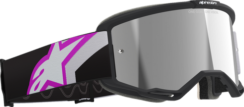 ALPINESTARS GOGGLES Vision 5 Goggle - Corp - Light Gray/Purple - Silver Mirror Lens 5101825-9285