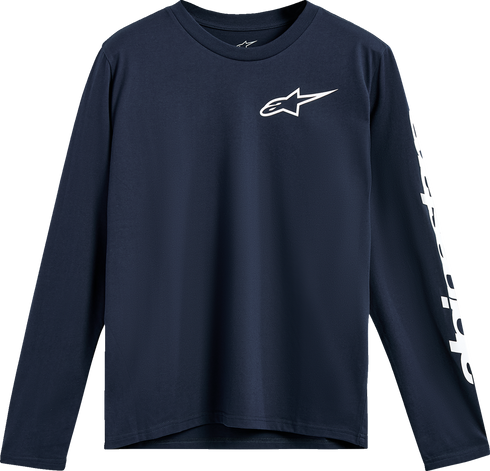 ALPINESTARS ALPINESTARS Trackside Long-Sleeve CSF T-Shirt - Navy - Large 1235-74100-70-L - 3030-25028