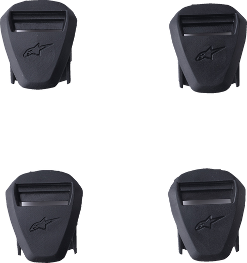 ALPINESTARS Strap Lock Set Replacement - Tech 7 - Black 25CCT25-10-TU