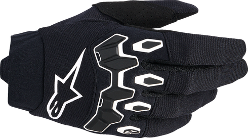 ALPINESTARS Full Bore V2 Gloves - Black/White - Small 3560426-12-S