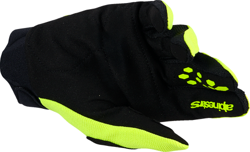 ALPINESTARS Full Bore V2 Gloves - Fluo Yellow/Black - 2XL 3560426-551-2X