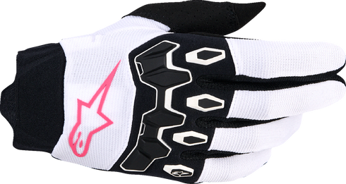 ALPINESTARS Stella Full Bore V2 Gloves - White/Fluo Pink/Black - Small 3580126-2064-S