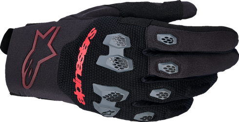 ALPINESTARS Pro-Dura Gloves - Black/Bright Red - Medium 3560425-1303-M