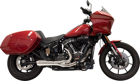 BASSANI XHAUST 2-into-1 Ripper Exhaust System with Megaphone Muffler - Chrome - 49-State - M8 Softail 1S79E