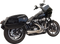 BASSANI XHAUST 2-into-1 Ripper Exhaust System with Megaphone Muffler - Stainless - 49-State - M8 Softail 1S79SSE