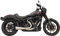 BASSANI XHAUST 2-into-1 Ripper Exhaust System with Megaphone Muffler - Short - Chrome - M8 Softail 1S75