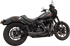 BASSANI XHAUST 2-into-1 Ripper Exhaust System with Megaphone Muffler - Short - Black - 49-State - M8 Softail 1S75RBE