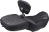 MUSTANG Deluxe Touring Solo Seat - w/ Backrest - Dark Cherry Stitch - FLT/FLH '23-'25 89401DC