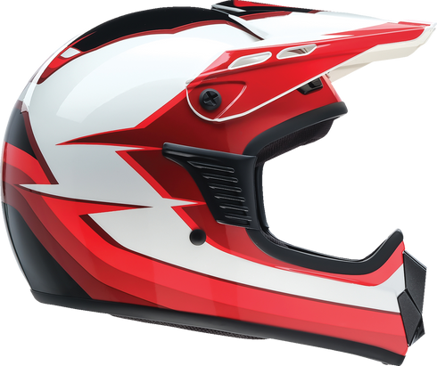 Z1R Youth Dirt Maxx Helmet - Vortex - Red/White - Medium 0111-1718
