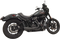 BASSANI XHAUST 2-into-1 Ripper Exhaust System with Megaphone Muffler - Short - Chrome - 49-State - M8 Softail 1S75E