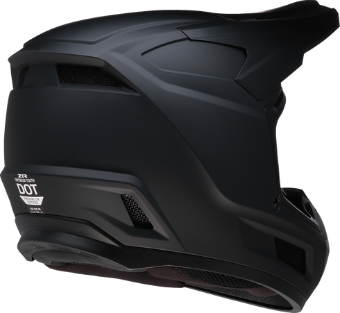 Z1R Youth Dirt Maxx Helmet - Matte Black - Small 0111-1705