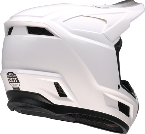 Z1R Youth Dirt Maxx Helmet - White - Small 0111-1709