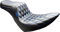 LE PERA Tailwhip Seat - Black - Double Diamond - Blue Stitch - FX/FL '18-'25 LYR-580DD-BE01