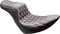 LE PERA Tailwhip Seat - Black - Double Diamond - Red Stitch - FX/FL '18-'25 LYR-580DD-R01