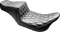 LE PERA Tailwhip Seat - Black - Double Diamond - Green Stitch - FLT/FLH '08-'23 LK-587DD-GN08