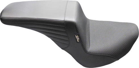 LE PERA Kickflip Up Front Seat - Basketweave - Black - FL/FX '18-'25 LYU-590BW