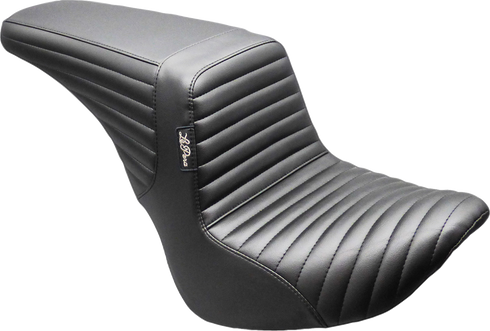 LE PERA Kickflip Up Front Seat - Pleated - Black - FL/FX '18-'25 LYU-590PT