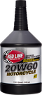 RED LINE SYNTHETIC OIL Motorcycle Oil - 20W60 - 1 US quart 12604