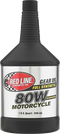 RED LINE SYNTHETIC OIL Motorcycle Gear Oil with Shockproof - 80W - 1 US quart 42704