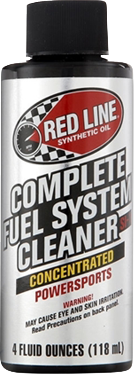 RED LINE SYNTHETIC OIL Complete Fuel System Cleaner for Powersports - 4 US fl oz. 60102
