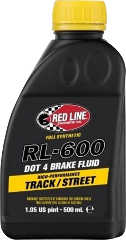 RED LINE SYNTHETIC OIL DOT 4 Brake Fluid - 500 ml 90404