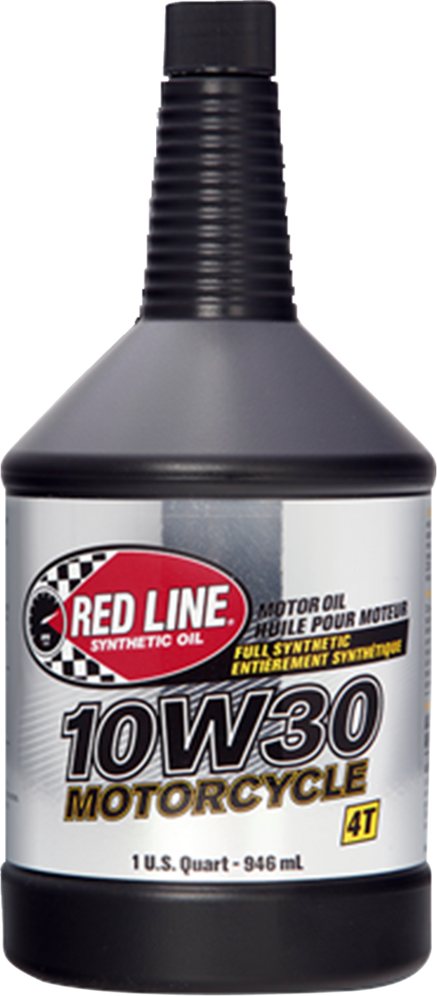 RED LINE SYNTHETIC OIL Motorcycle Oil - 10W30 - 1 US quart 42304