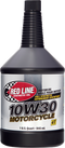 RED LINE SYNTHETIC OIL Motorcycle Oil - 10W30 - 1 US quart 42304