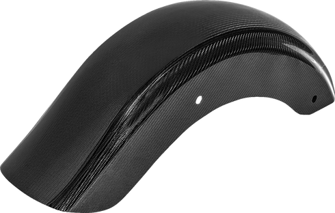 SADDLEMEN Carbon Fiber Rear Fender - Gloss - Touring '09-'25 CF-809-07-004