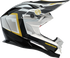 MOOSE OFFROAD MR3 Helmet - F.A.F. - White/Black/Gold - Medium 0110-8929