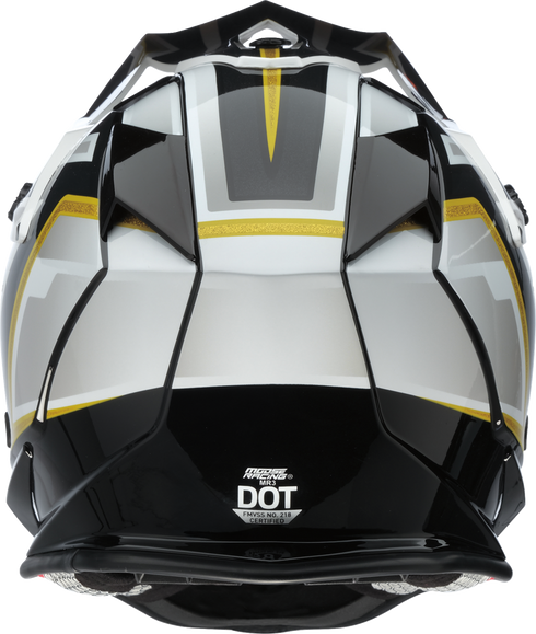 MOOSE OFFROAD MR3 Helmet - F.A.F. - White/Black/Gold - 2XL 0110-8932