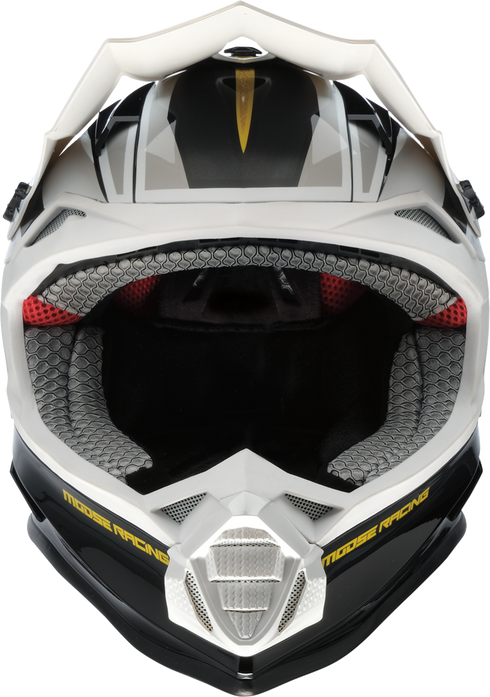MOOSE OFFROAD MR3 Helmet - F.A.F. - White/Black/Gold - 2XL 0110-8932