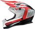 MOOSE OFFROAD MR3 Helmet - F.A.F. - White/Black/Red - Medium 0110-8934