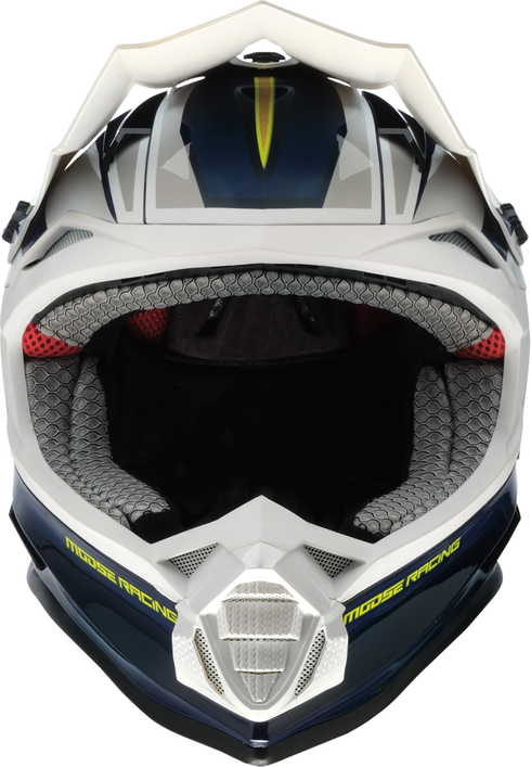 MOOSE OFFROAD MR3 Helmet - F.A.F. - White/Navy/Green - Medium 0110-8944
