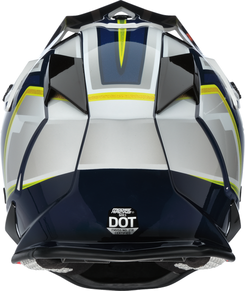 MOOSE OFFROAD MR3 Helmet - F.A.F. - White/Navy/Green - Large 0110-8945