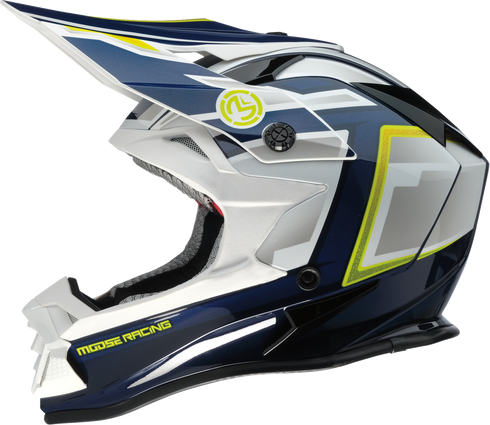 MOOSE OFFROAD MR3 Helmet - F.A.F. - White/Navy/Green - 2XL 0110-8947
