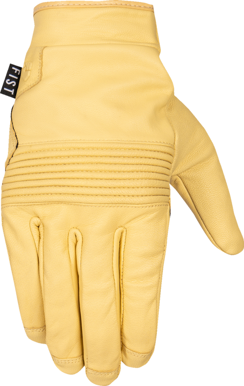 FIST HANDWEAR Road Warrior Leather Gloves - Yellow - Small F-GRW-01324-S