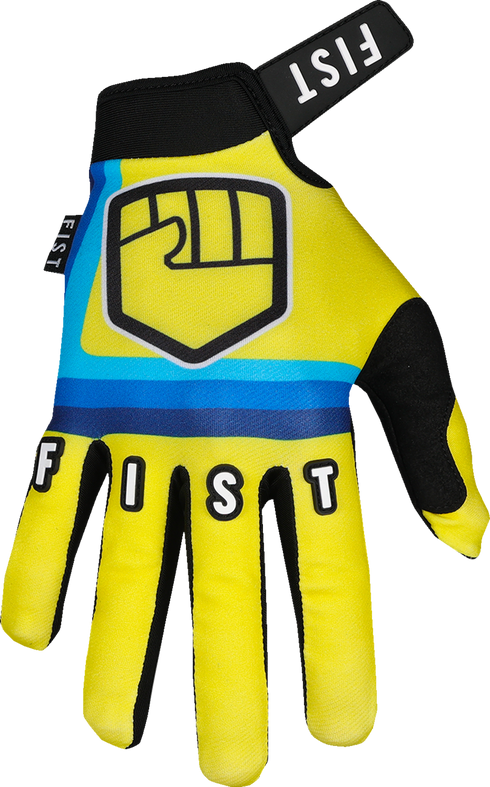 FIST HANDWEAR Strapped 90's Gloves - Yellow - Small F-GS-01026-S